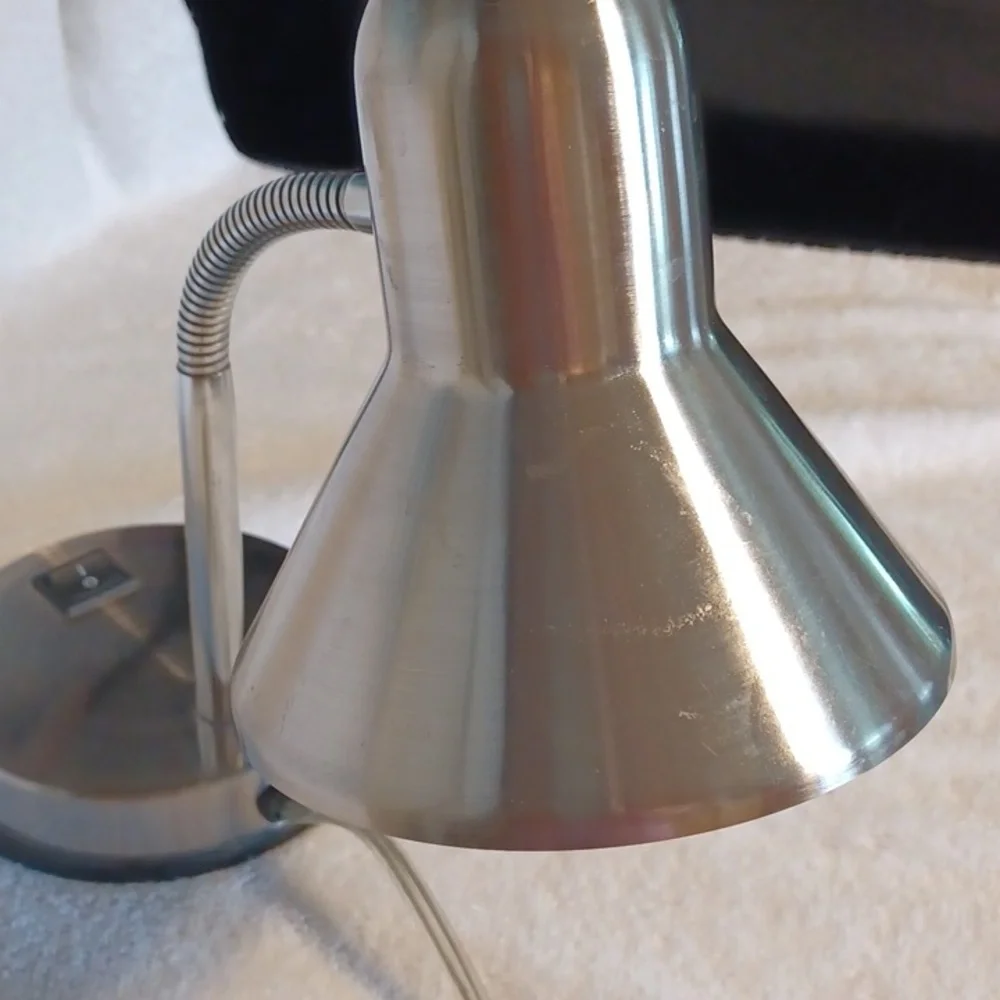 Desk lamp reading lamp chrome bedside table lamp